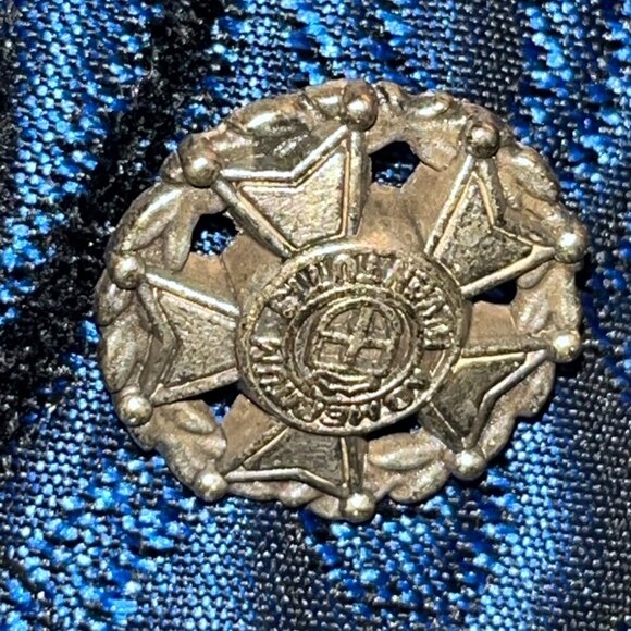 GOTH SHRINE BLACK FOREST MAXI COAT - BLUE/BLACK TAPESTRY - SOLD OUT - NWOT - L - Picture 13 of 15